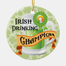 Ornamento irlandés del navidad adornos