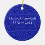Ornamento personalizado de Chanukah Ornatos