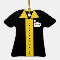 Ornamento personalizado de la camisa que rueda adornos