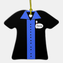 Ornamento personalizado de la camisa que rueda adornos