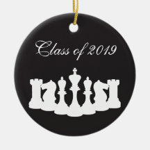 Ornamento personalizado de la graduación del ajedr ornamente de reyes