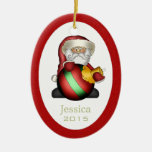 Ornamento personalizado de Papá Noel Ornamento De Reyes Magos