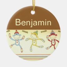 Ornamento personalizado del bebé adorno