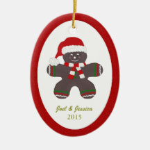 Ornamento personalizado del hombre de pan de jengi ornamentos para reyes magos