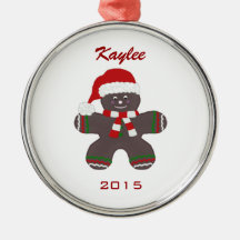 Ornamento personalizado del hombre de pan de jengi adorno