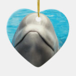 Ornamento presumido de la ballena de la beluga adorno