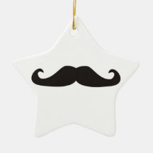 Ornamento retro de los inconformistas de los bigot adorno para reyes
