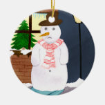 Ornamento solo del muñeco de nieve adorno para reyes