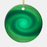 ornamento verde del navidad del extracto del remol ornamento de reyes magos