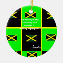 Ornamentos de Jamaica Ornamento Para Arbol De Navidad