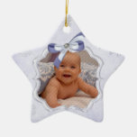 ornamentos de la foto del navidad del bebé de la e adorno para reyes