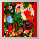ORNAMENTOS DEL NAVIDAD POSTERS