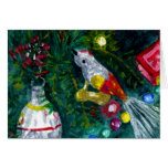 Ornamentos del vintage felicitación