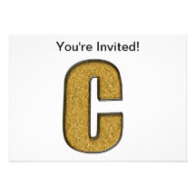 Oro C de Bling Comunicados Personalizados