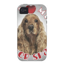 Oro de cocker spaniel iPhone 4/4S fundas