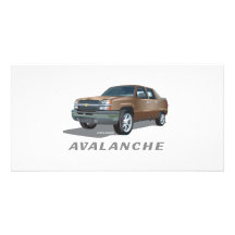 Oro de la avalancha de Chevrolet Tarjeta Fotografica Personalizada