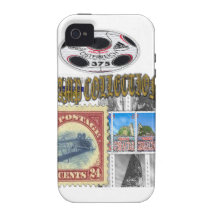 Oro de la colección de sello Case-Mate iPhone 4 carcasa