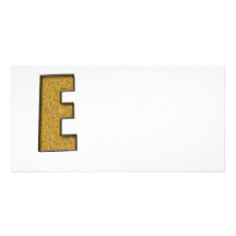 Oro E de Bling Tarjetas Con Fotos Personalizadas
