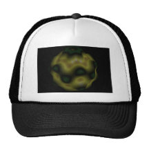 Oro extranjero del fractal gorras de camionero