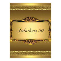 Oro fabuloso en la invitación de la fiesta de cump