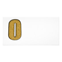 Oro O de Bling Tarjeta Personal