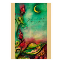 Oro rosado del rojo azul de THUMBELINA metálico Anuncio Personalizado
