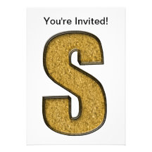 Oro S de Bling Comunicados Personalizados