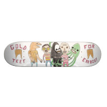 Oro Teef para Errbody de Patrick Jilbert Tabla De Skate