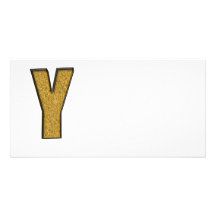 Oro Y de Bling Tarjetas Fotográficas Personalizadas