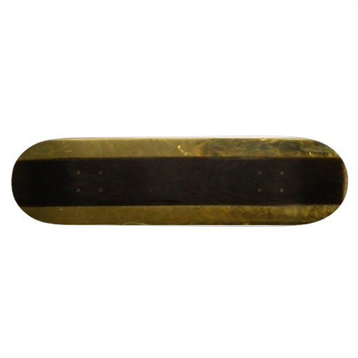 Oro y monopatín coralino negro del arte
