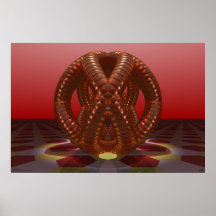 Oro y rojo poster