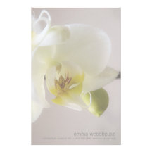 Orquídea blanca • Efectos de escritorio personales Papeleria Personalizada