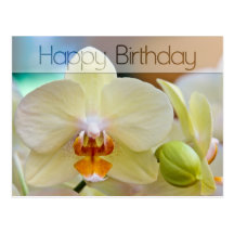 Orquídea • Postal del cumpleaños