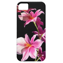 Orquídea rosada iPhone 5 Case-Mate cobertura