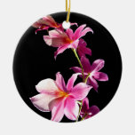 Orquídea rosada ornamentos de reyes