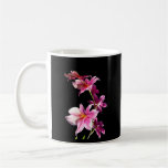Orquídea rosada tazas