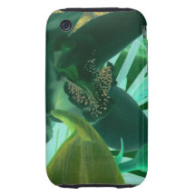 Orquídea verde iPhone 3 tough protector