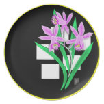 orquídeas platos para fiestas