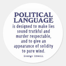 Orwell en lengua política etiquetas  