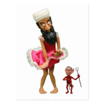 osama-Bush-combinado Tarjeta Postal
