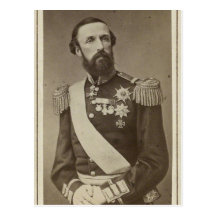 Óscar II, rey de Suecia #001SW Postal