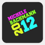 OSCILACIÓN DE MICAELA BACHMANN 2012 CALCOMANÍA CUADRADA PERSONALIZADA
