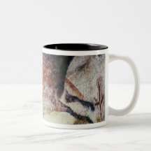 Oscile la pintura de un caballo galopante, c.17000 taza