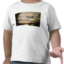 Oscile la pintura de una vaca negra, c.17000 A.C. Camisetas