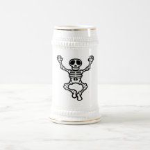 OSCURIDAD DE BAILE GRÁFICA ESQUELÉTICA DEL CRÁNEO  TAZA
