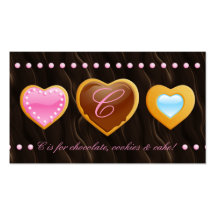 Oscuridad del chocolate del corazón de las galleta