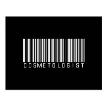 OSCURIDAD DEL COSMETOLOGIST DE LA BARRA POSTALES