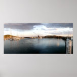 Oscuridad en el embarcadero de Coffs Harbour Poster