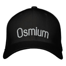 Osmio Gorra De Beisbol Bordada