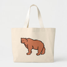 Oso Bolsas Lienzo